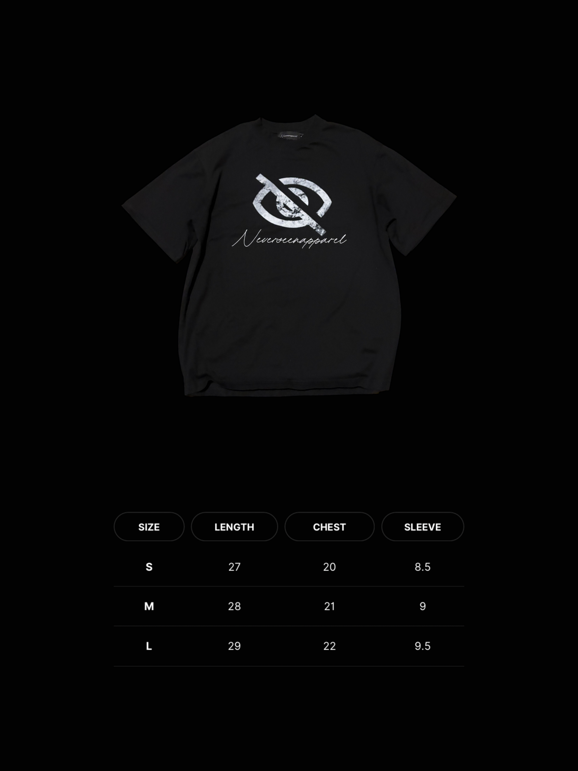 "BLACK EYE" TEE